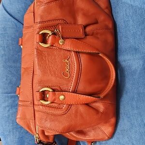 Coach Ashley leather satchel